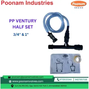PP Venturi Half Set 3/4, 1 inch